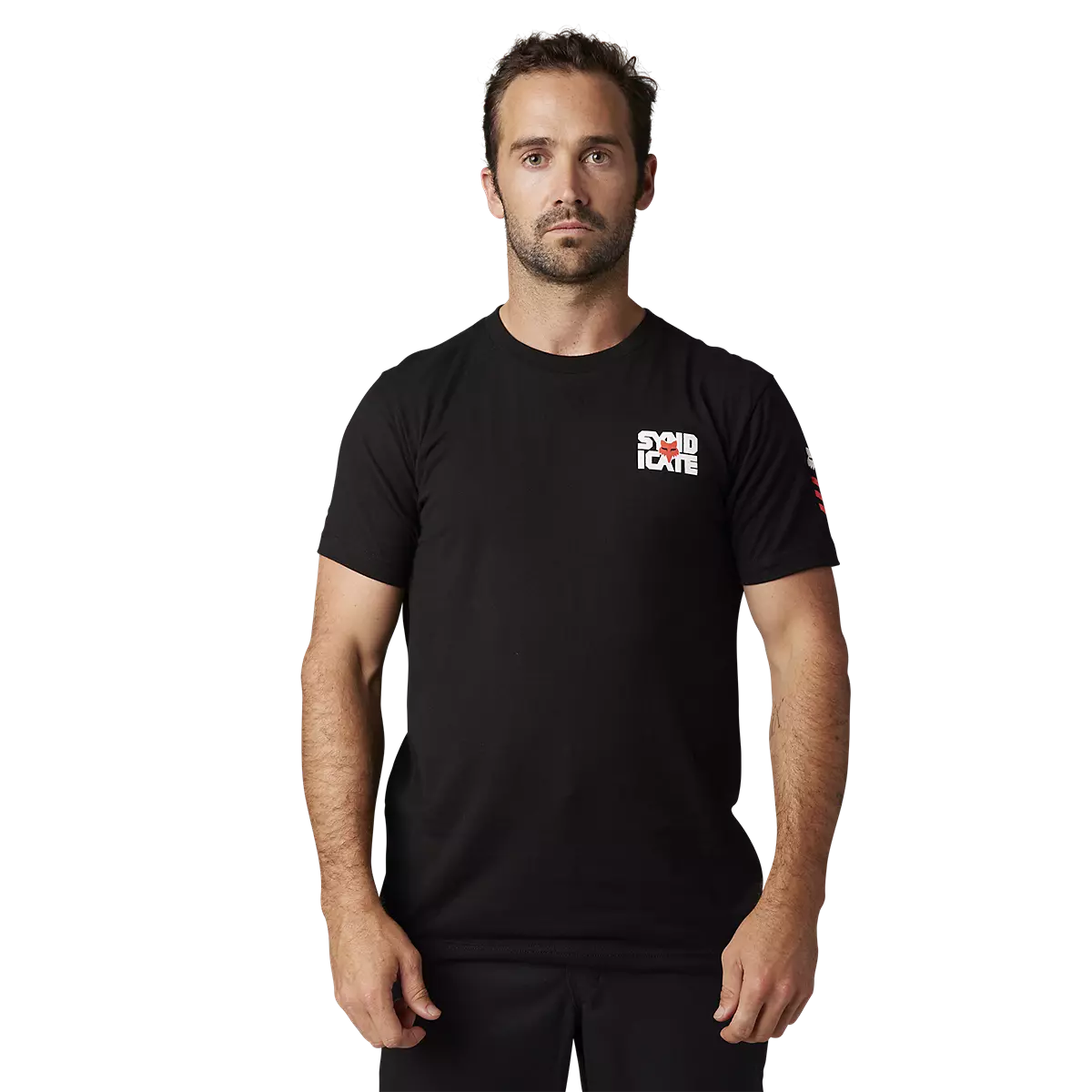 Fox Racing - Syndicate Plate SS Prem Tee-Black (31946-001)