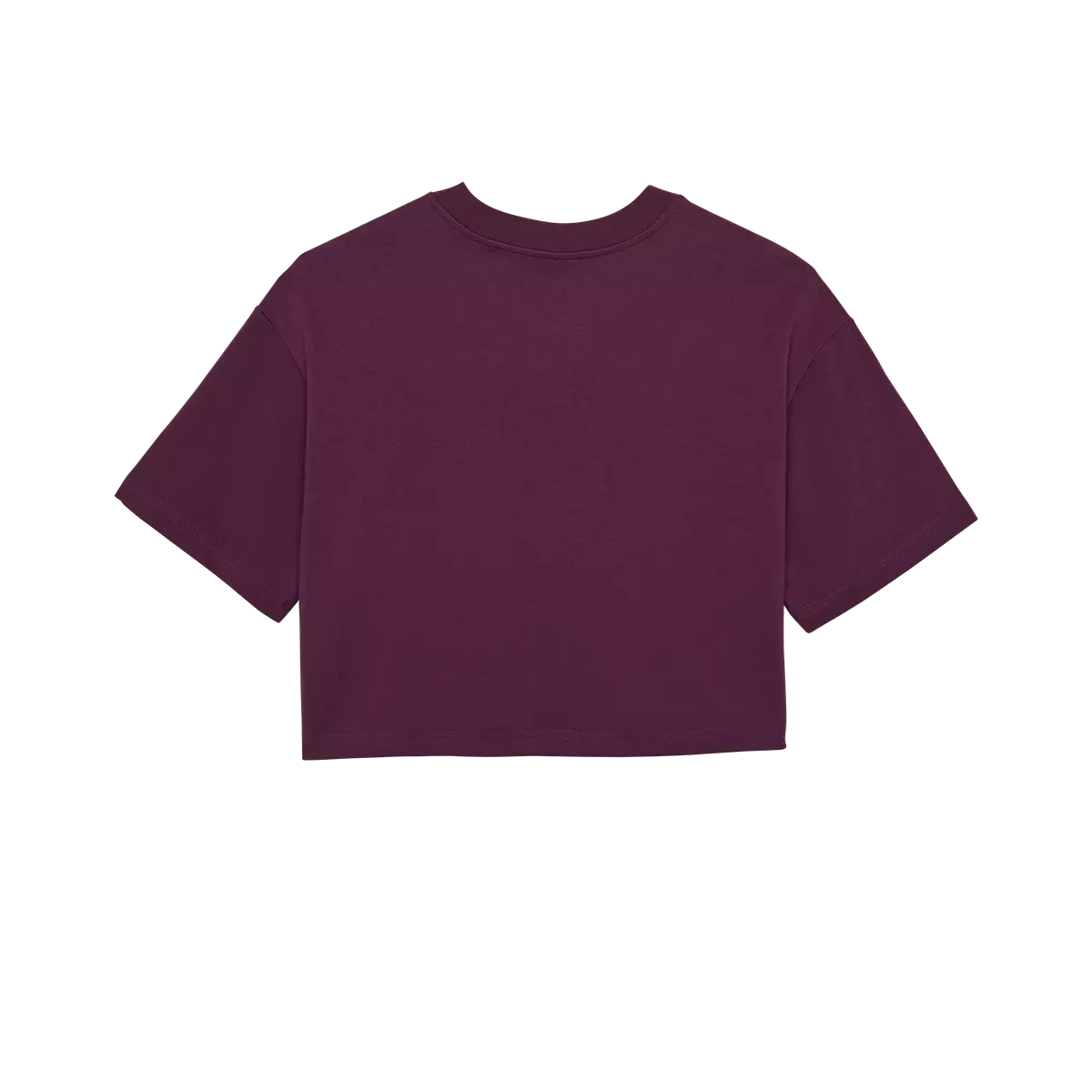 Fox Racing - Womens Wordmark Os Crop Tee-Sangria (31984-552)
