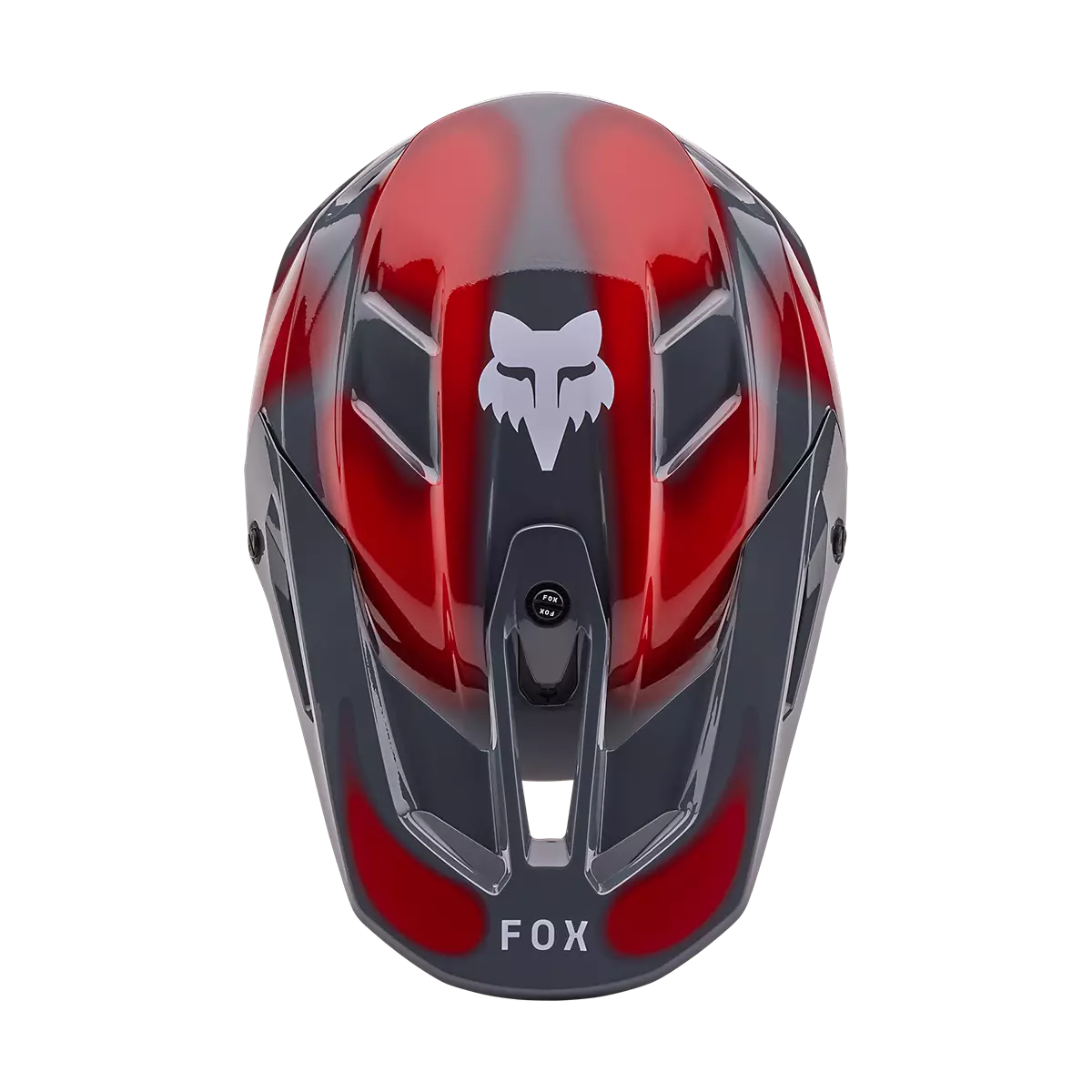 Fox Racing - V3 Volatile Helmet-Grey/Red (32009-037)