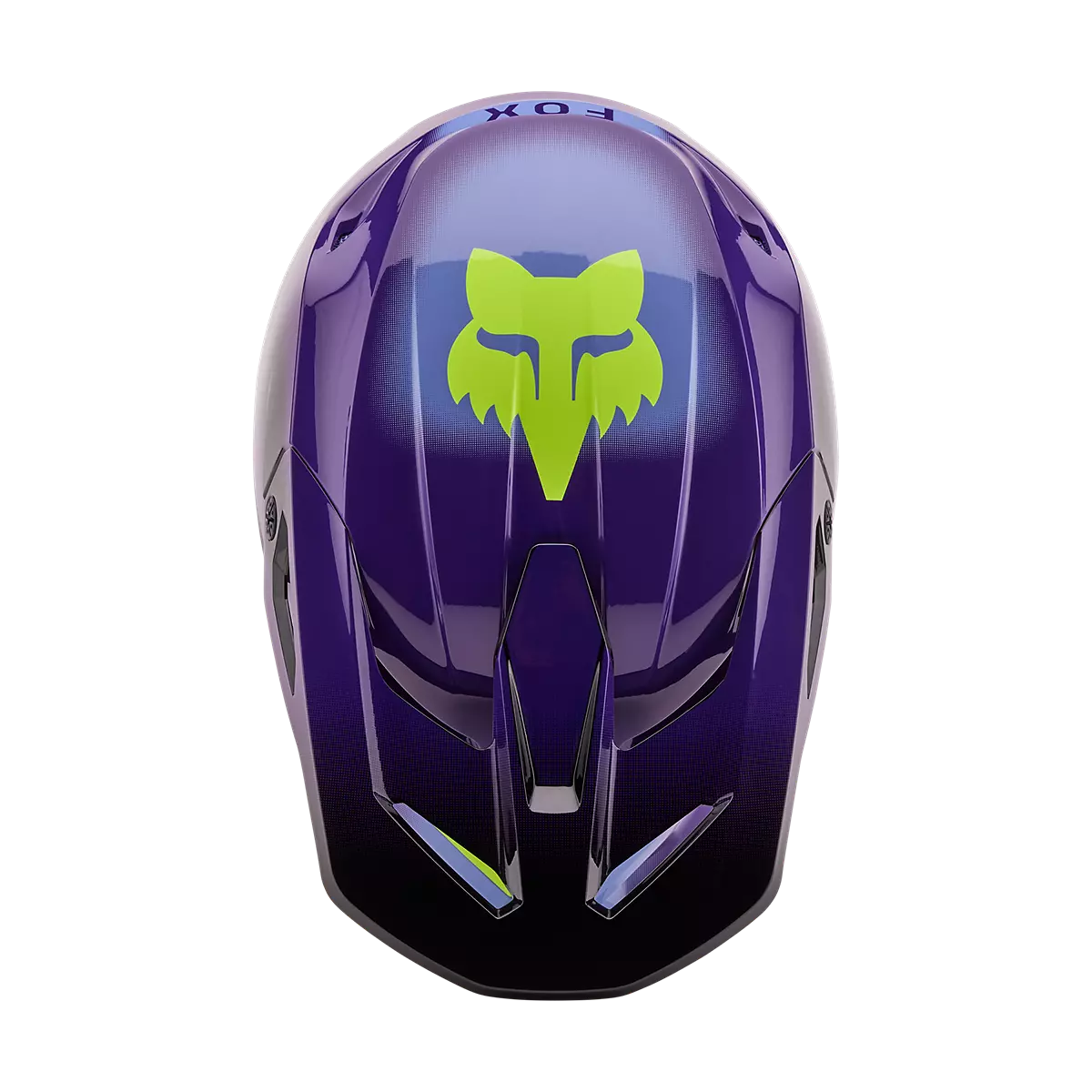 Fox Racing - V1 Interfere Helmet-Black/Blue (32044-013)