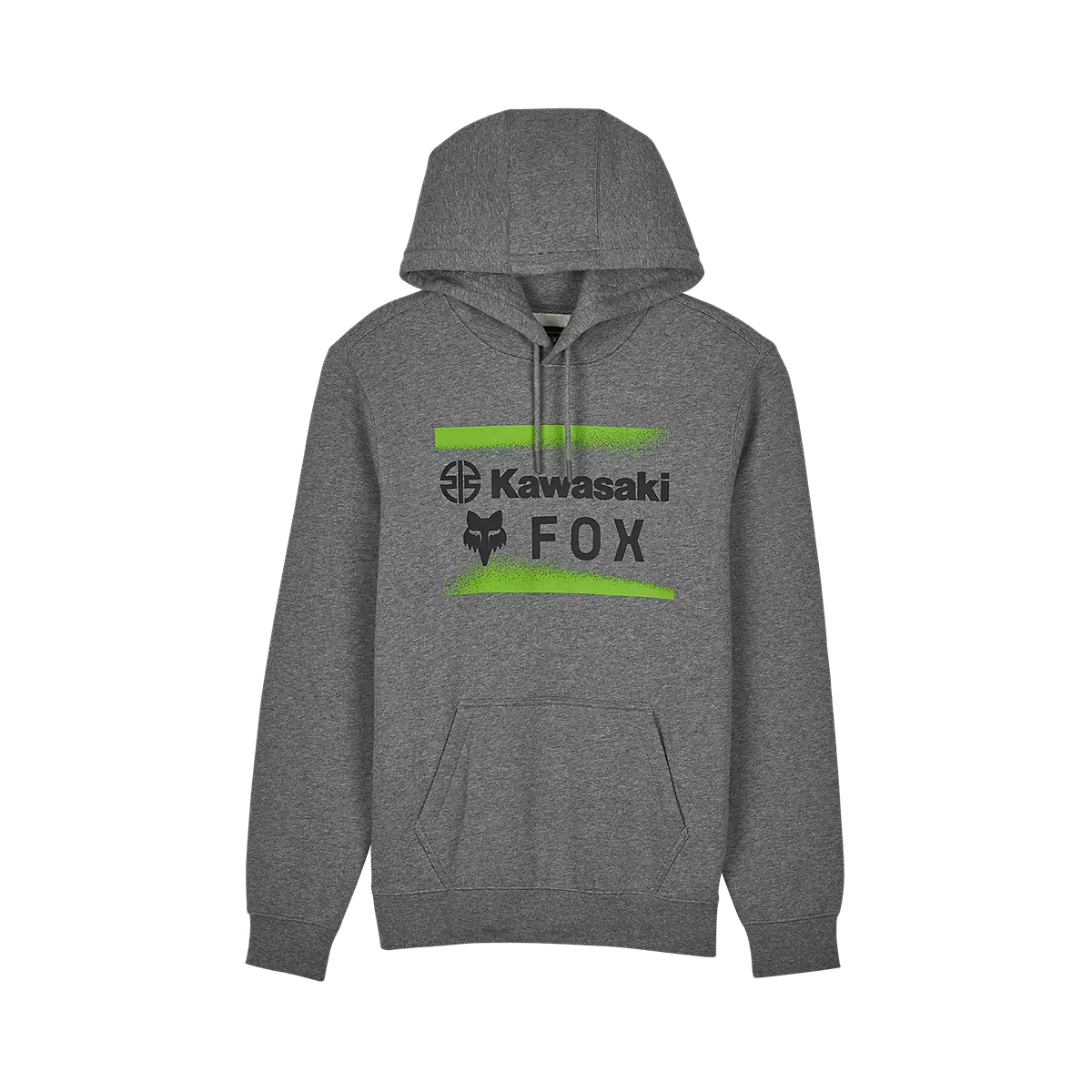 Fox Racing - Fox X Kawasaki Fleece Pullover-Heather Graphite (32105-185)