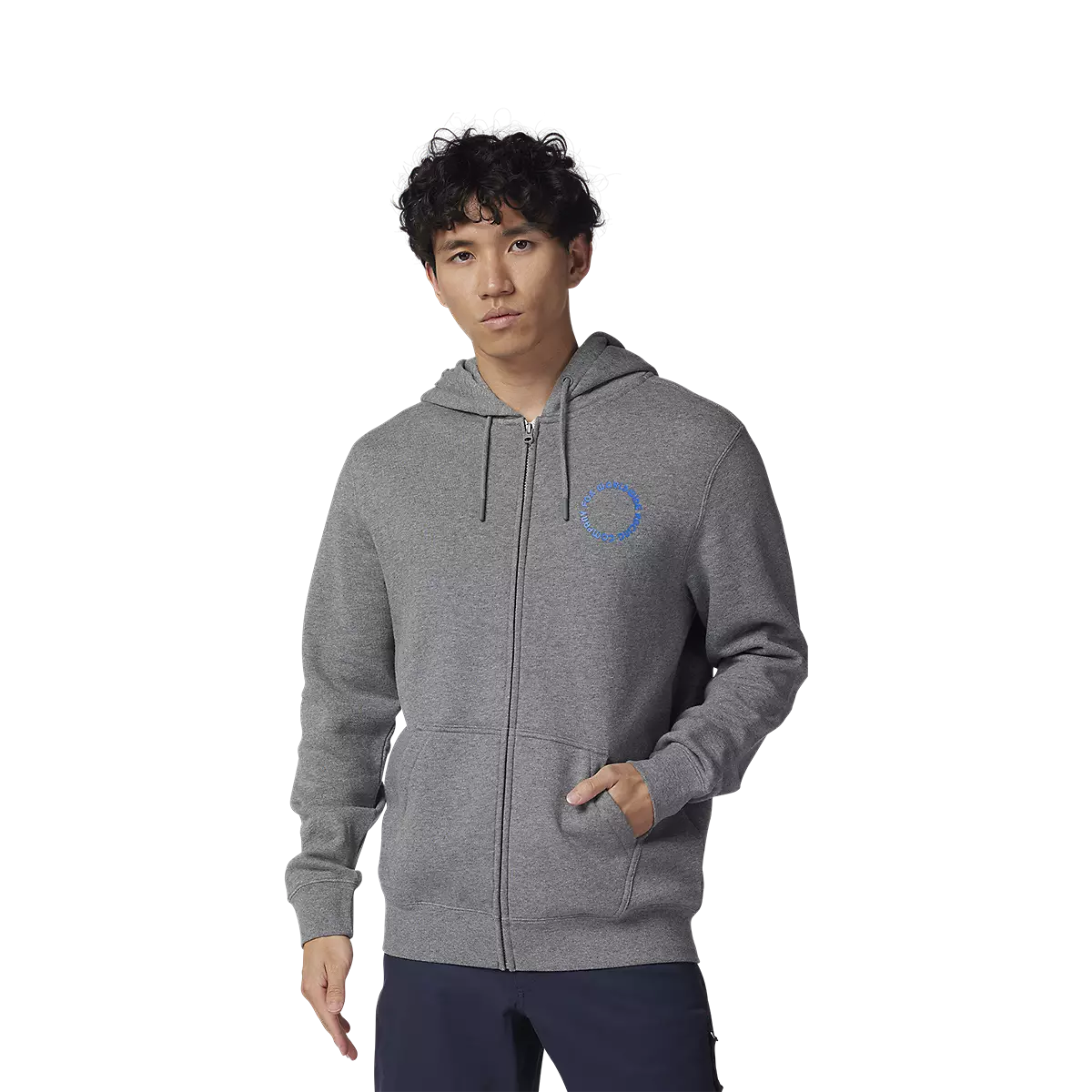 Fox Racing - Next Level Fleece Zip-Heather Graphite (32120-185)