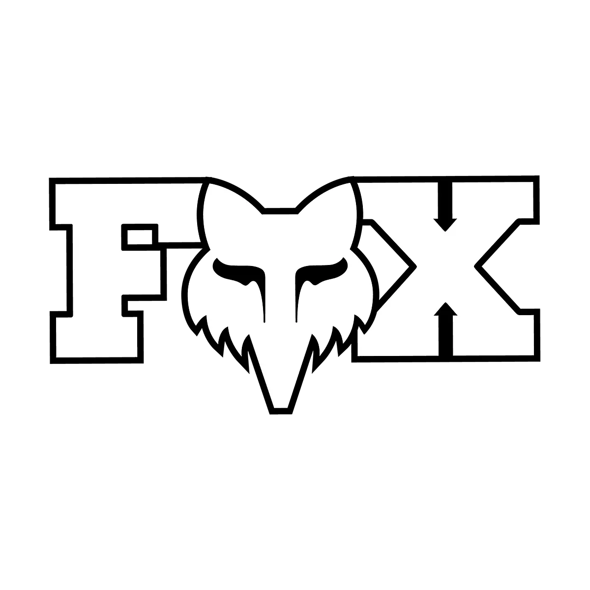 Fox Racing - F Head X 7"-White (32531-008)