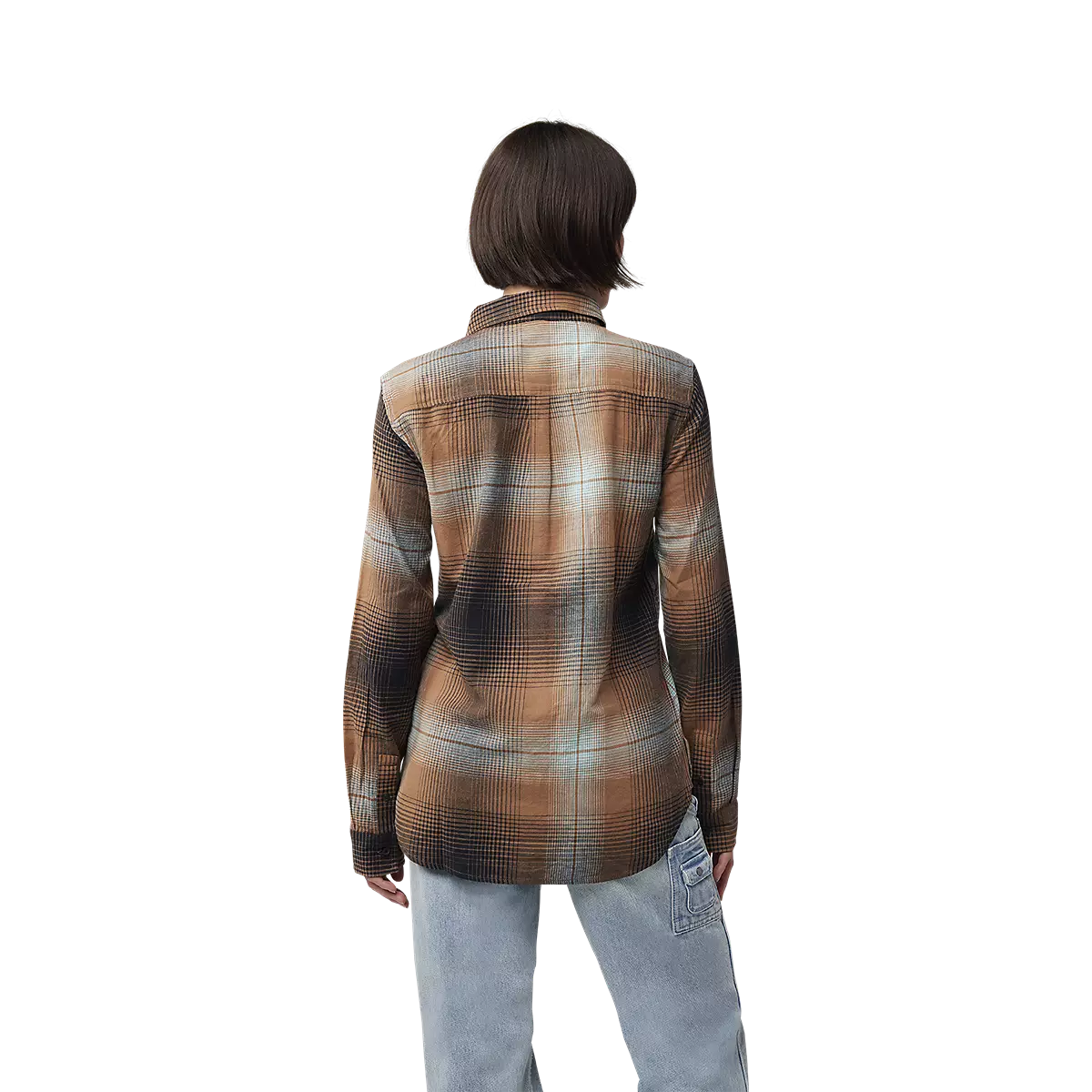 Fox Racing - Womens Traildust Flannel Shirt-Walnut (32826-356)