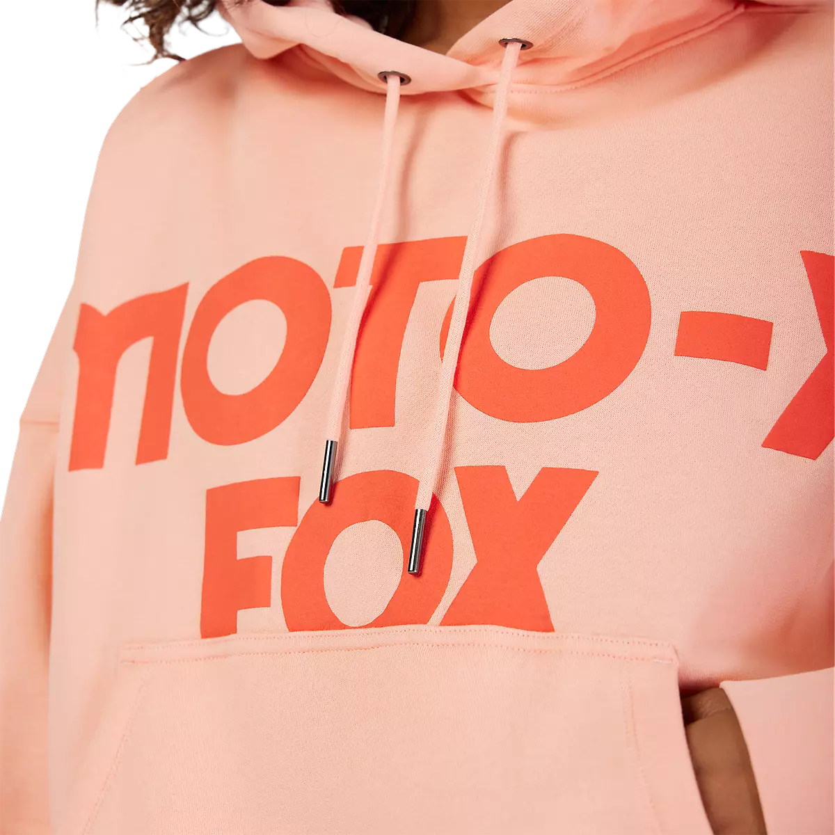 Fox Racing - Womens Moto-X Oversized Pullover Hoodie-Pale Pink (32829-273)