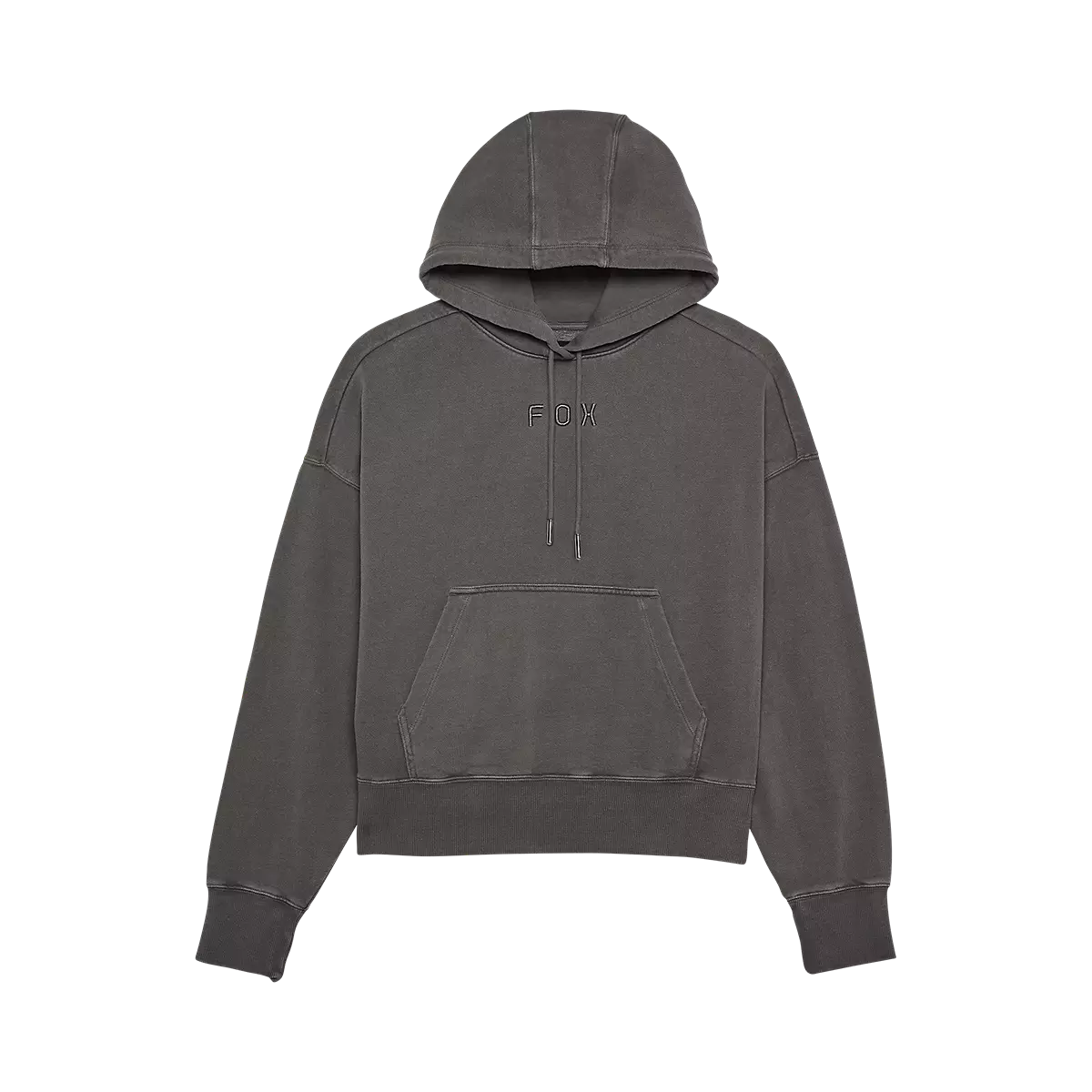 Fox Racing - Womens Wordmark Oversized Pullover Hoodie-Pewter (32830-052)