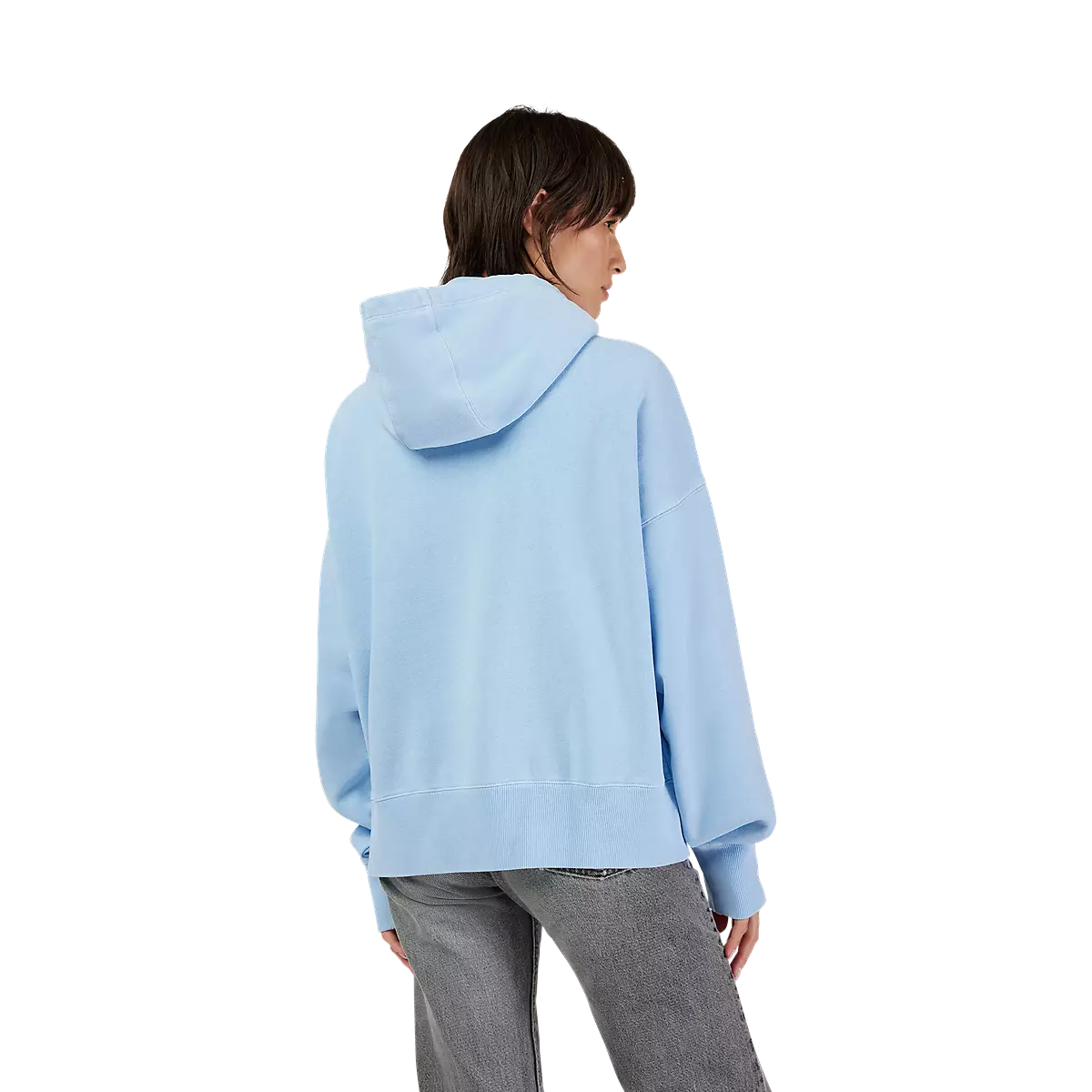 Fox Racing - Womens Wordmark Oversized Pullover Hoodie-Cashmere Blue (32830-381)