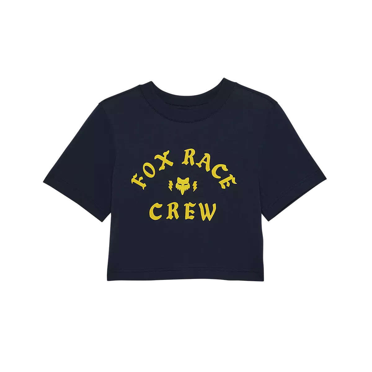 Fox Racing - Womens Race Crew Cropped Tee-Midnight (32834-329)