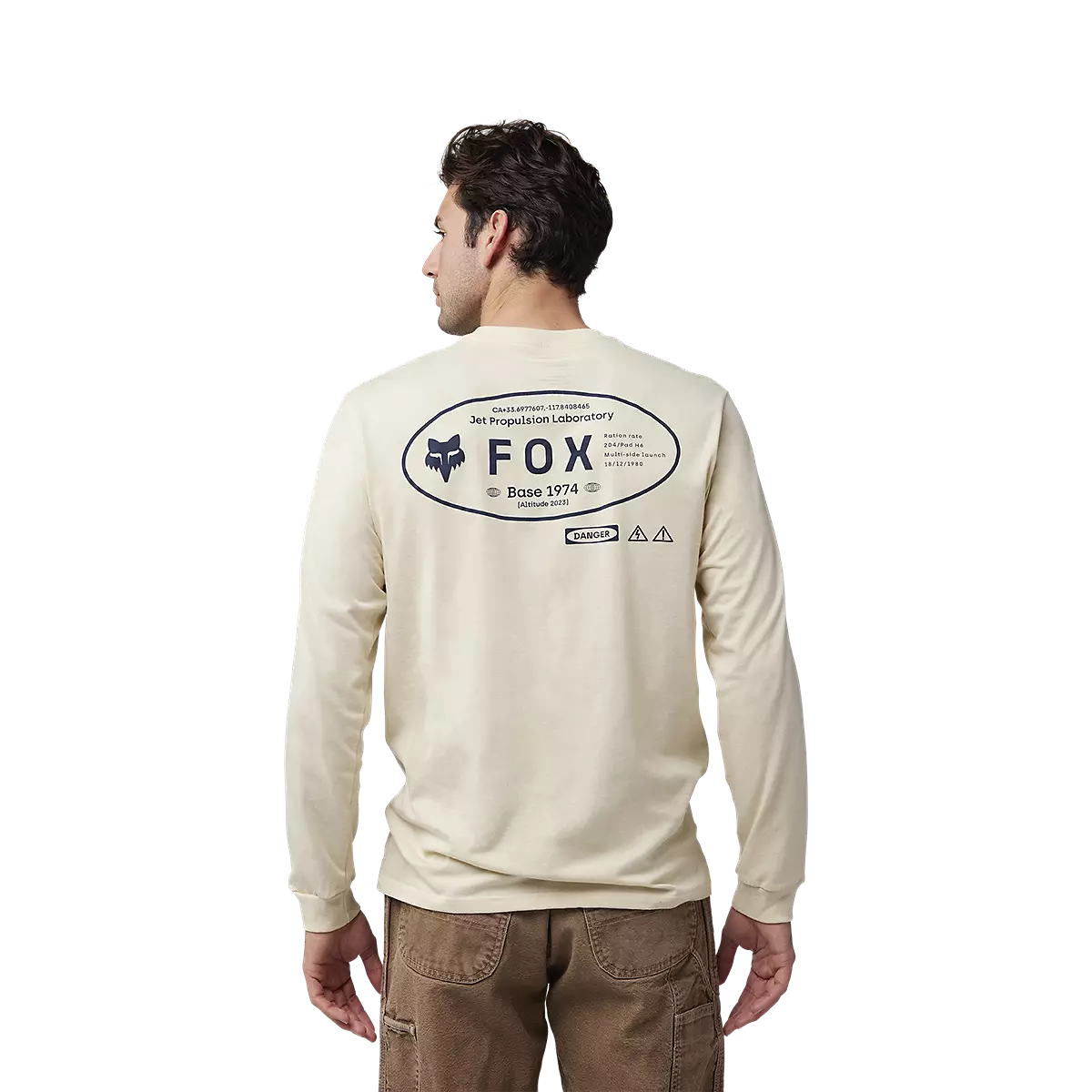 Fox Racing - Stamped Long Sleeve Premium Tee-Cream (32840-242)