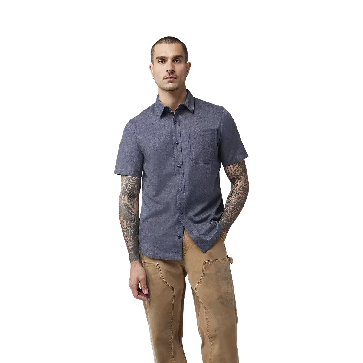 Fox Racing - Level Up Woven Tee-Midnight (32861-329)