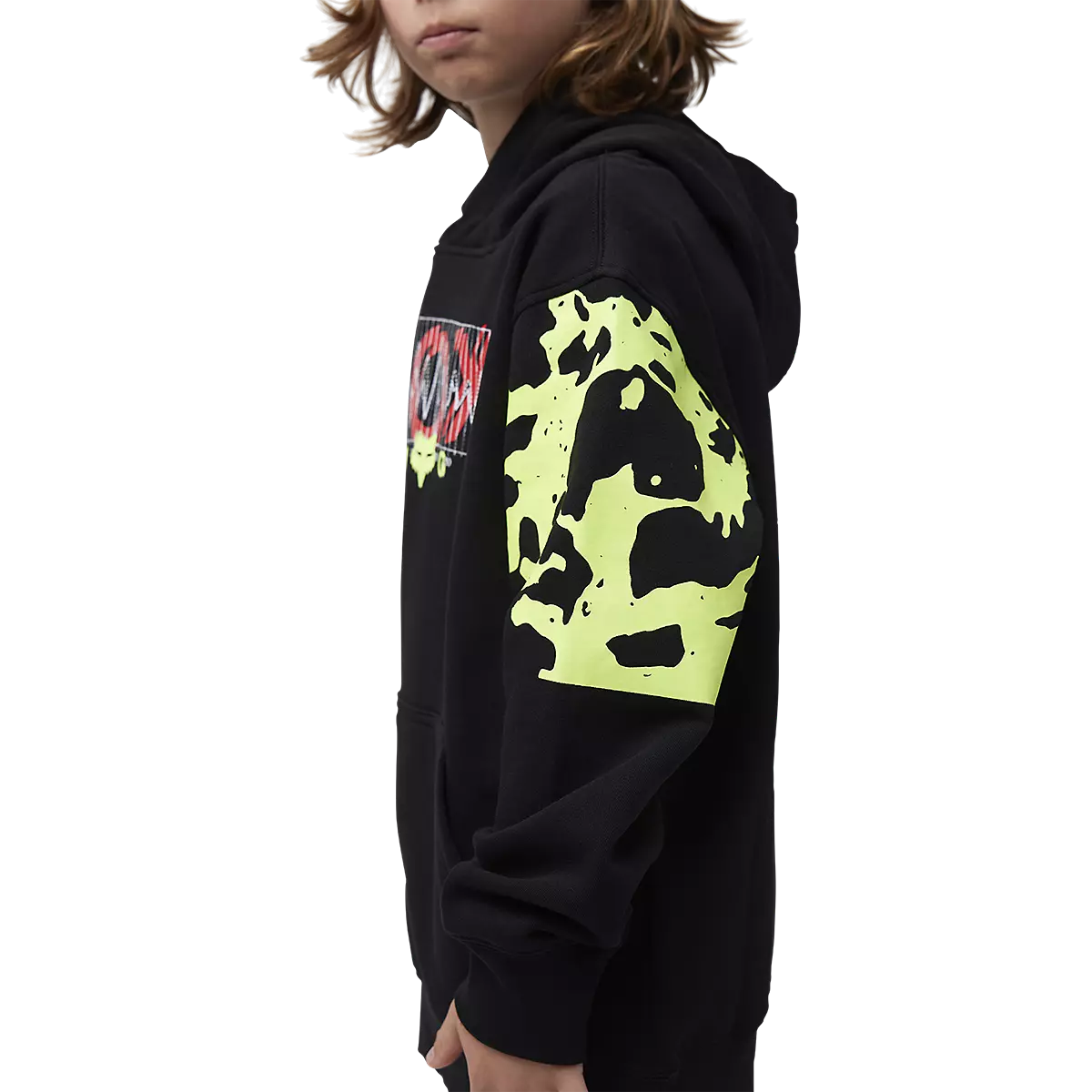 Fox Racing - Youth Energy Pullover Hoodie-Black (32883-001)