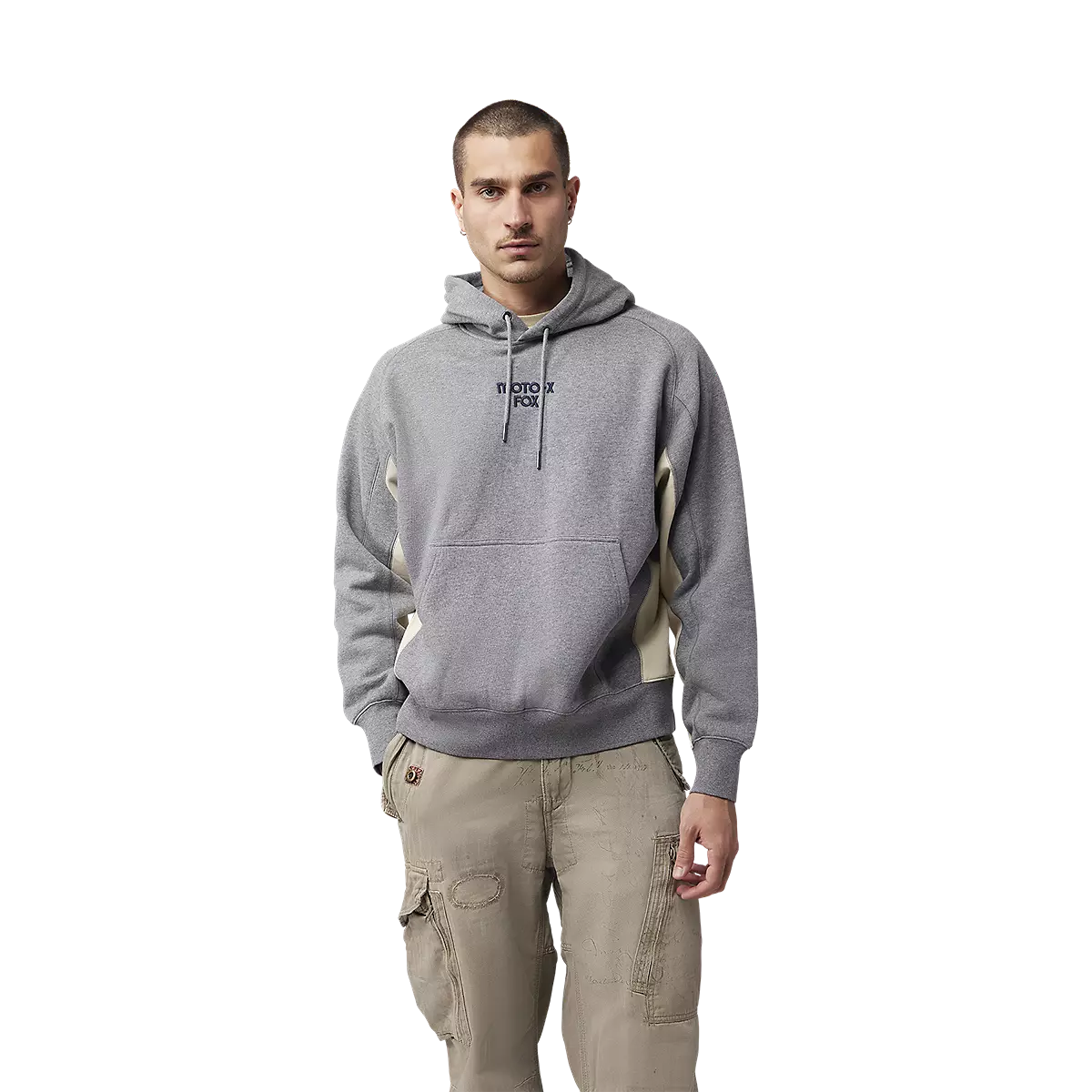 Fox Racing - Moto-X Oversized Pullover Hoodie-Heather Graphite (32896-185)