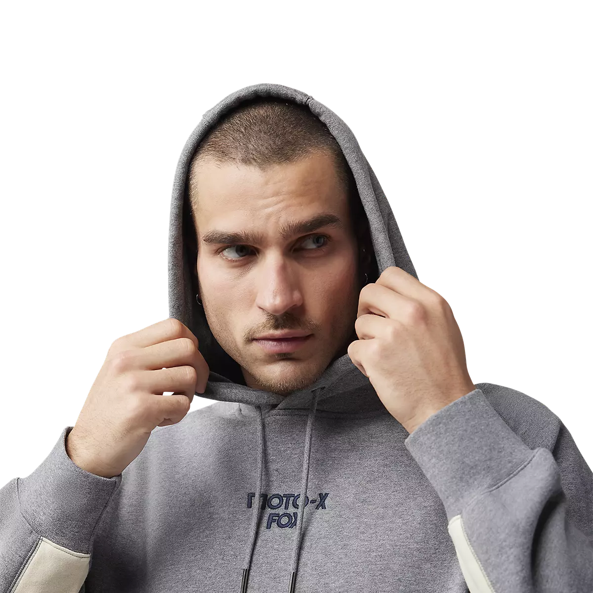 Fox Racing - Moto-X Oversized Pullover Hoodie-Heather Graphite (32896-185)
