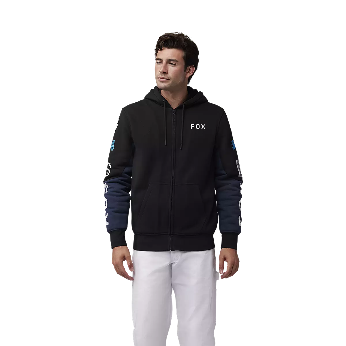 Fox Racing - Race Spec Blocked Sasquatch Zip Hoodie-Black (32900-001)