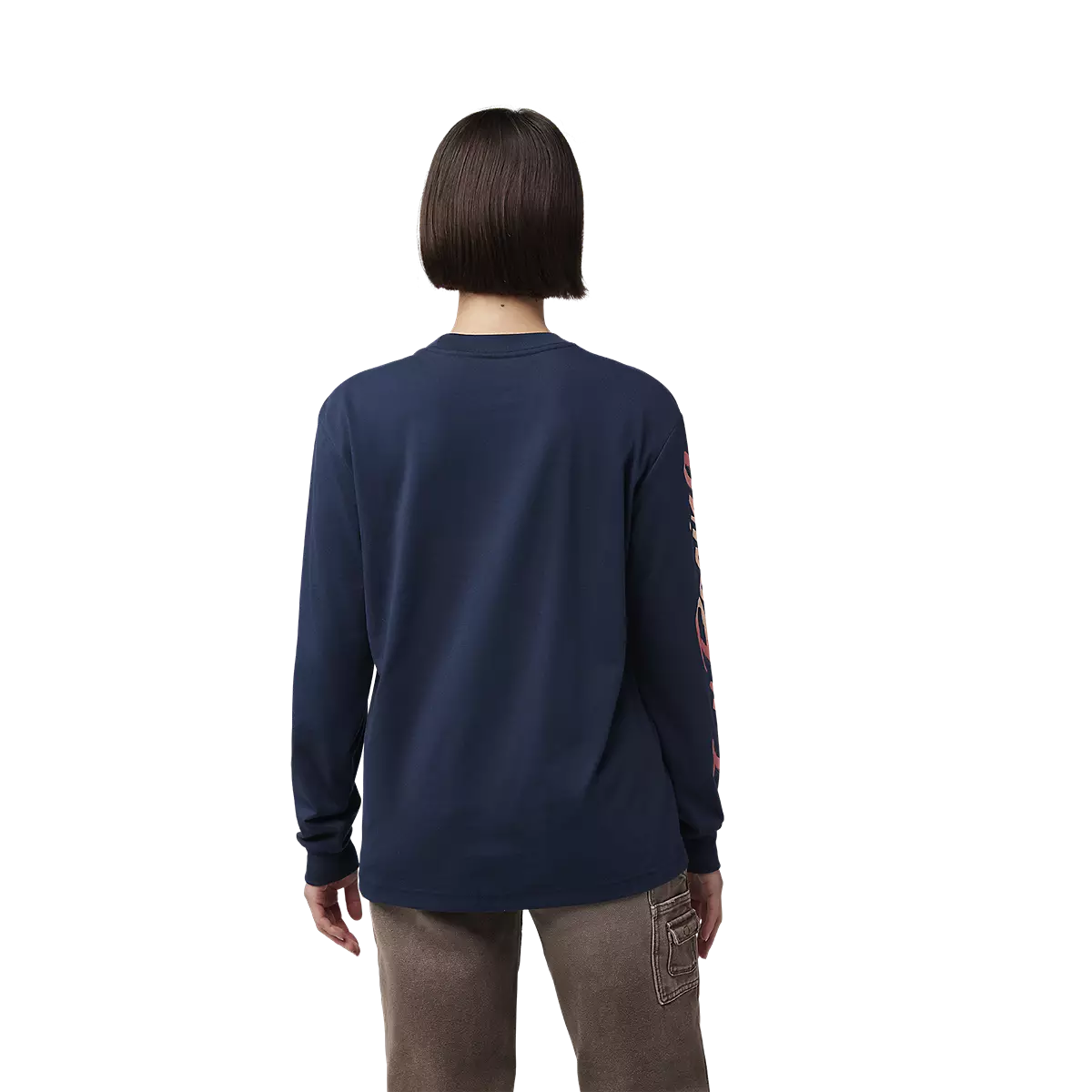 Fox Racing - Womens Scripted Long Sleeve Tee-Midnight (32908-329)