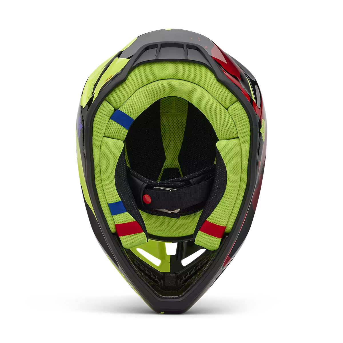 Fox Racing - V3 Throttle Helmet-Flo Yellow (32998-130)