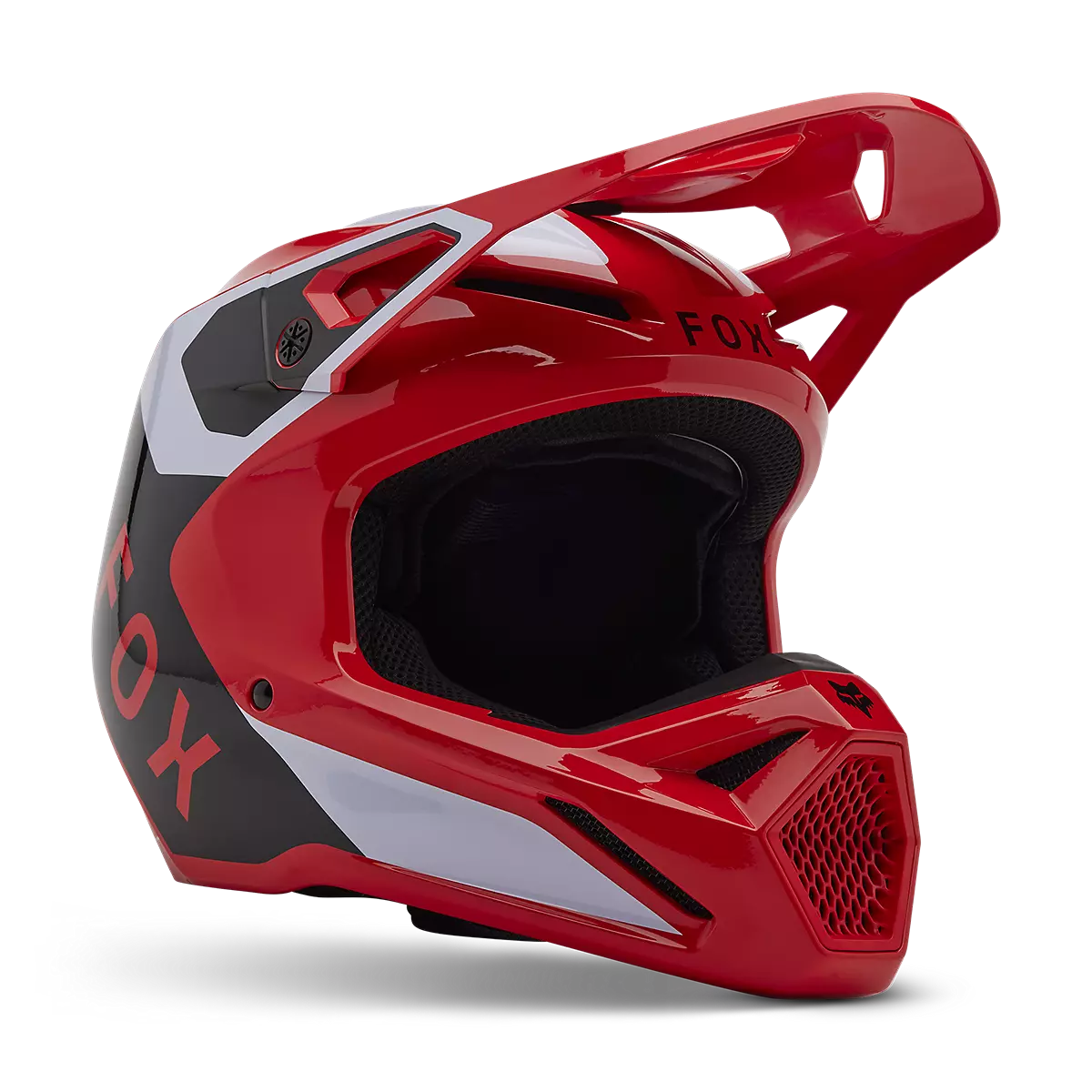 Fox Racing - V1 Lean Helmet-Flo Red (32999-110)