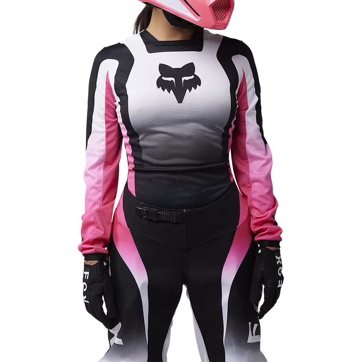 Fox Racing - Womens 180 Lean Jersey-Black/Pink (33033-285)