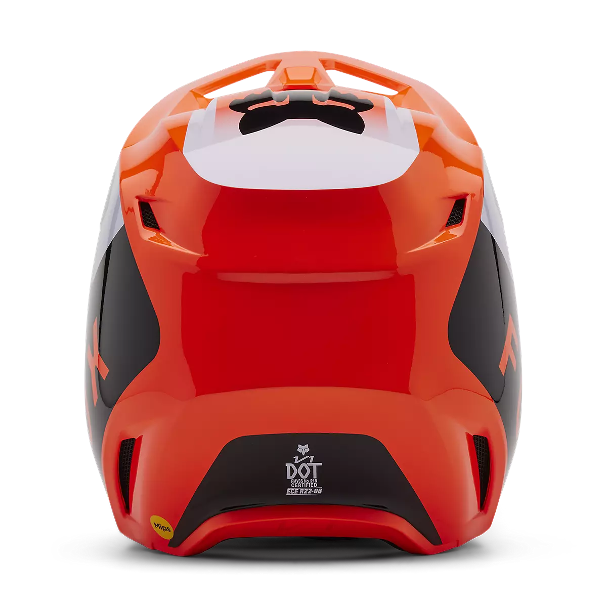 Fox Racing - Youth V1 Lean Helmet-Flo Orange (33046-824)