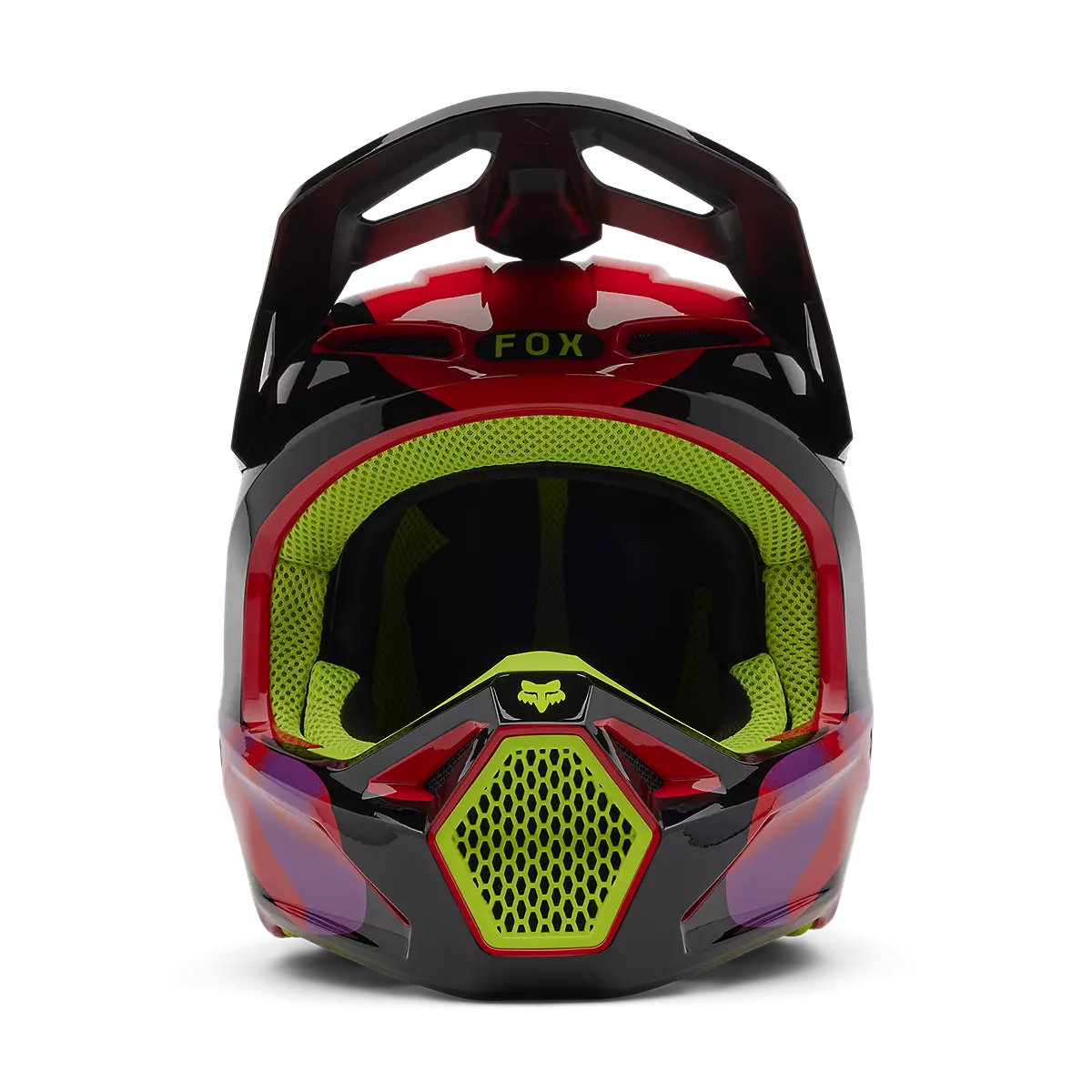 Fox Racing - V1 Emotion Helmet-Flo Red (33123-110)