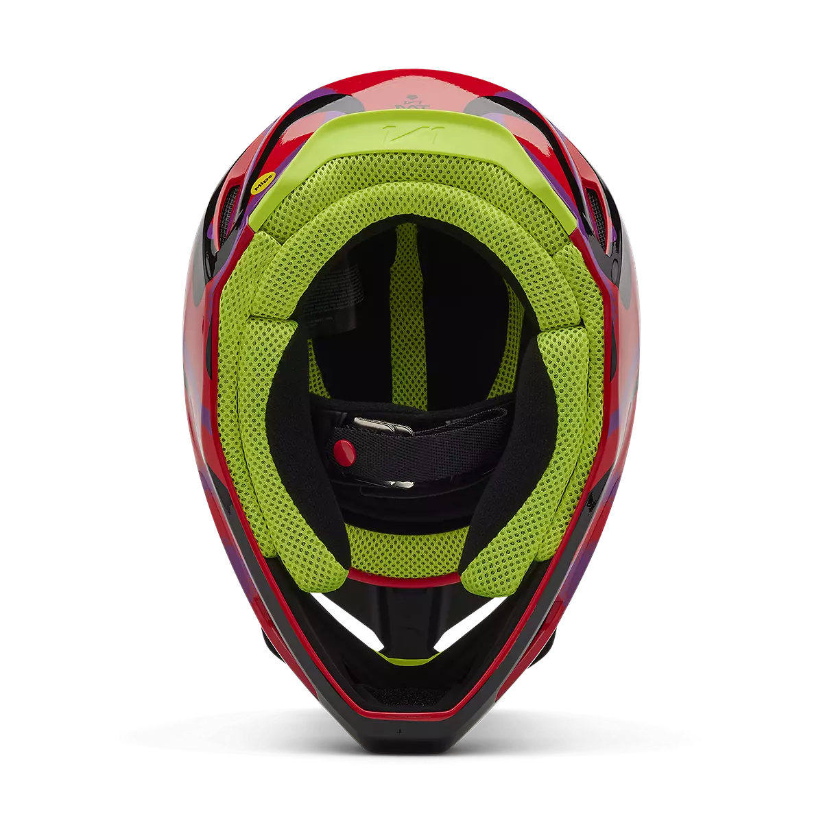 Fox Racing - V1 Emotion Helmet-Flo Red (33123-110)