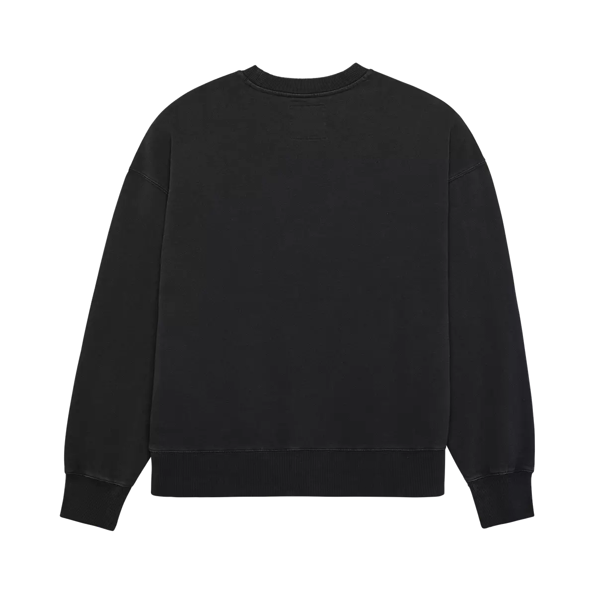 Fox Racing - Wordmark Oversized Crew Pullover-Black (33142-001)