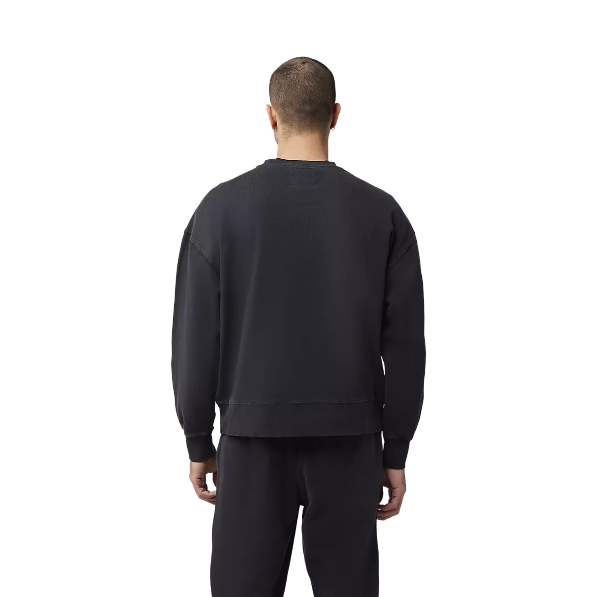 Fox Racing - Wordmark Oversized Crew Pullover-Black (33142-001)