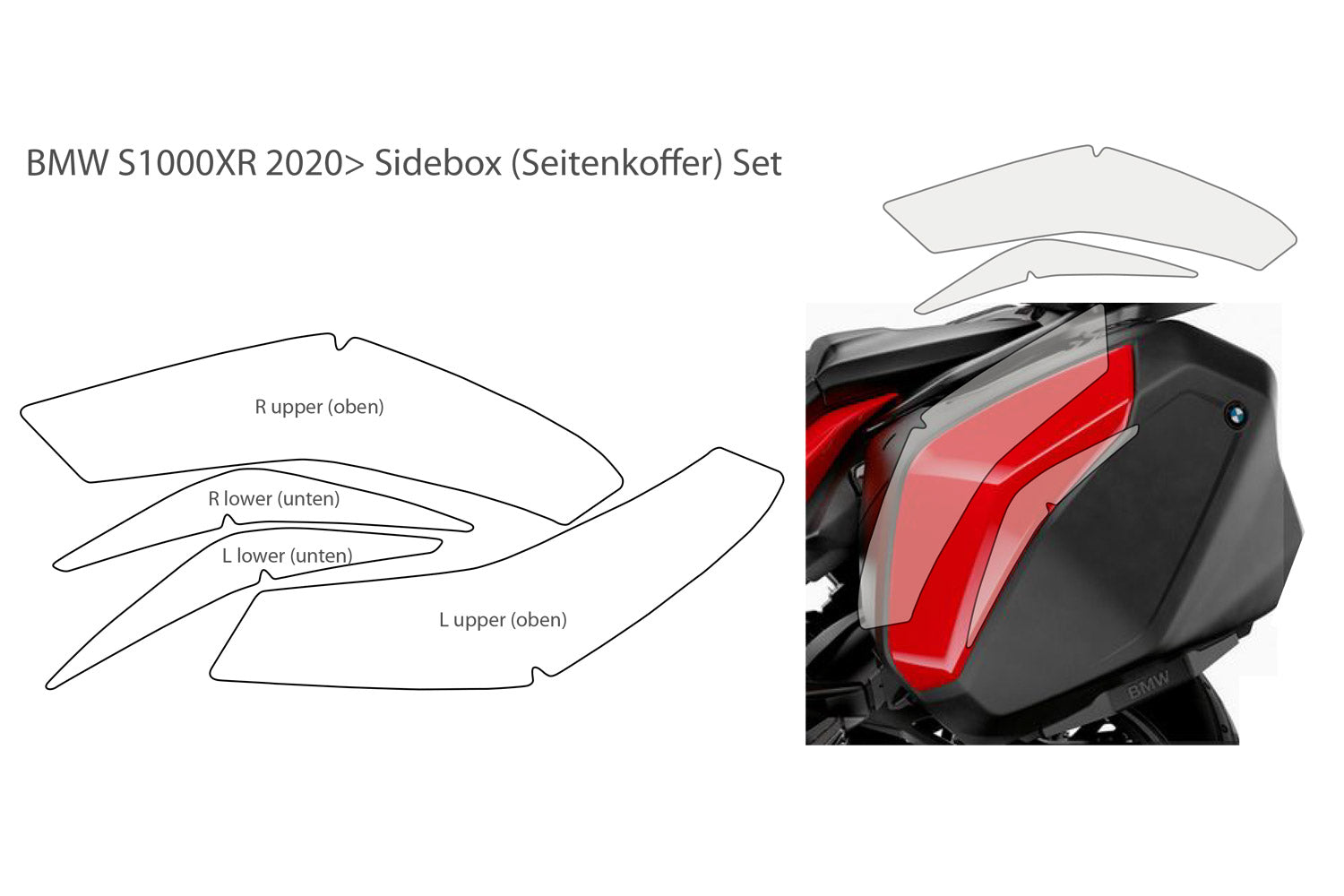 PremiumShield - Pannier Protection Foil for S 1000 XR