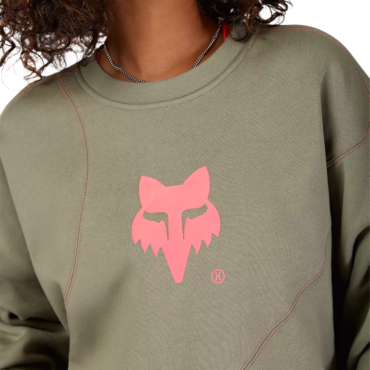 Fox Racing - Womens Elevated Oversized Crew Sweatshirt-Adobe (33573-291)