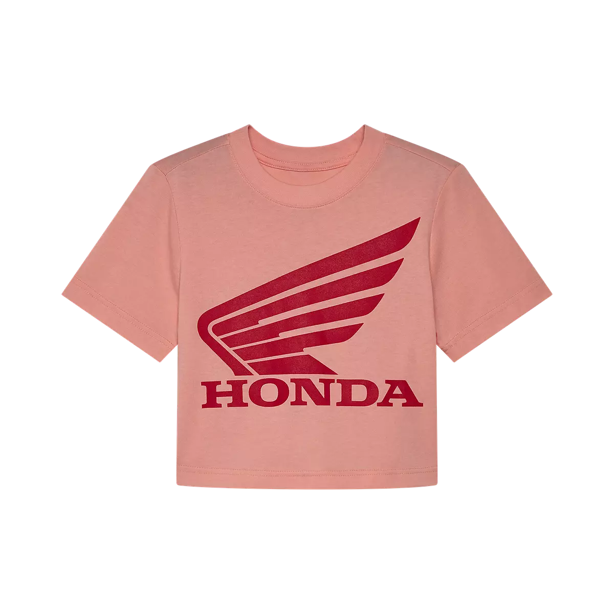 Fox Racing - Womens Fox X Honda Baby Tee-Pale Pink (33587-273)