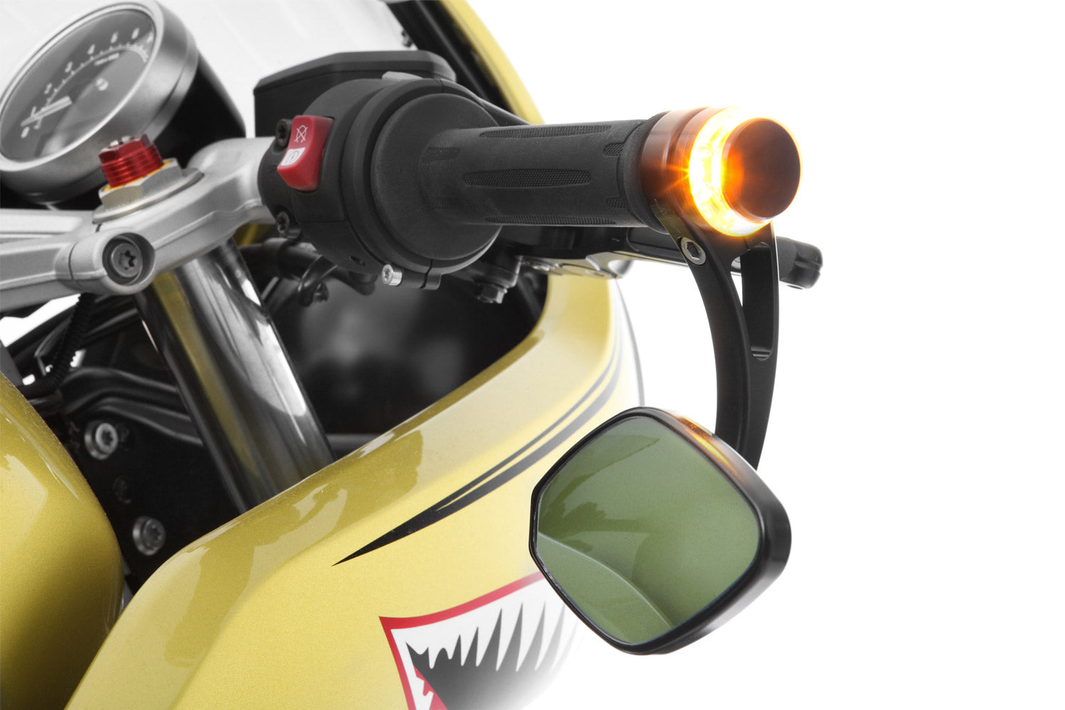 Adapter for handlebar end mirror and mo.Blaze Disk indicator-35661-200