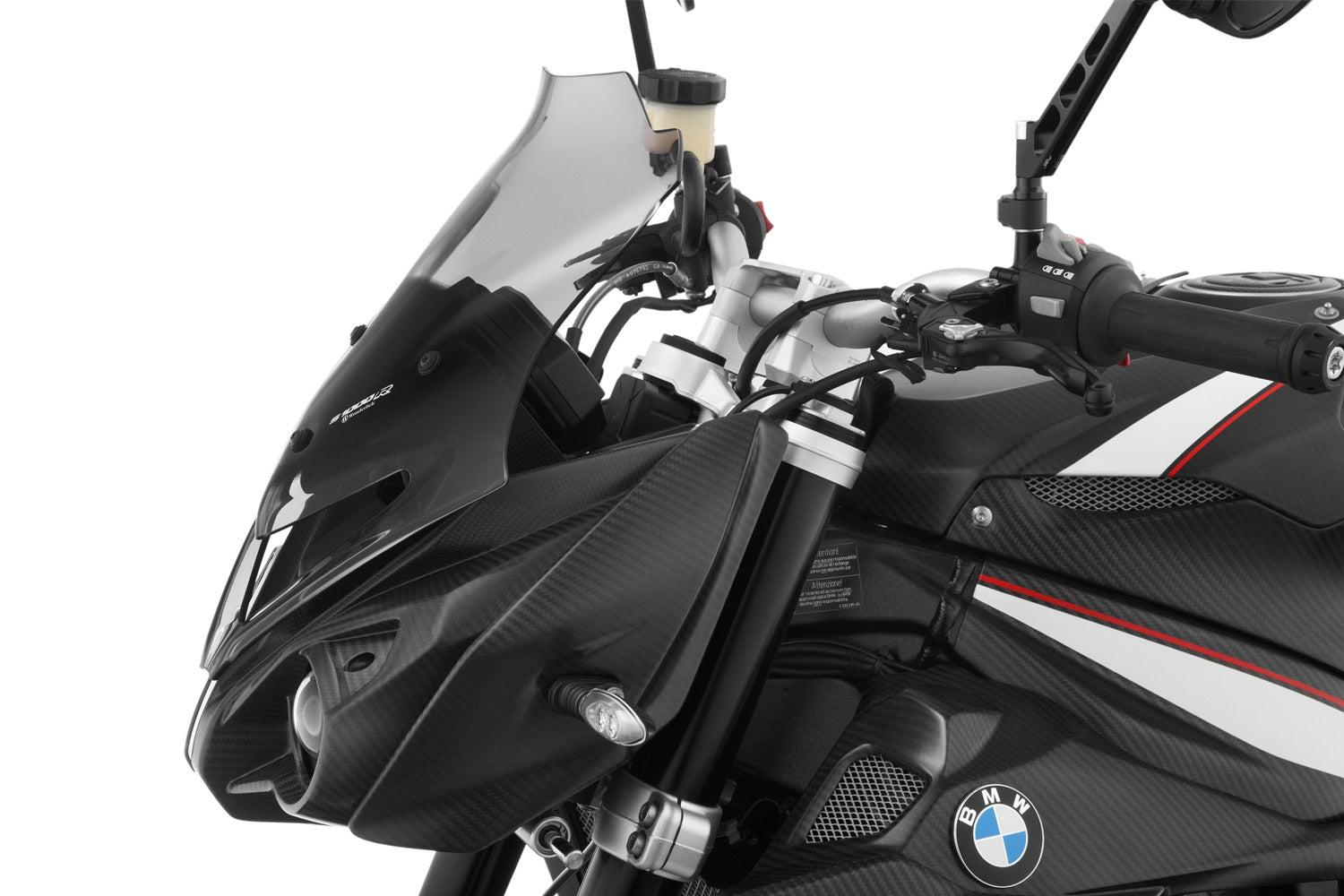 High end windshield with a smoothly flowing profile. With an uniformly distributed approaching flow at any speed.
