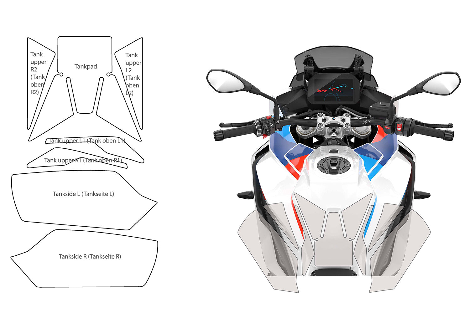 PremiumShield - Tank Protection S/for M 1000 XR