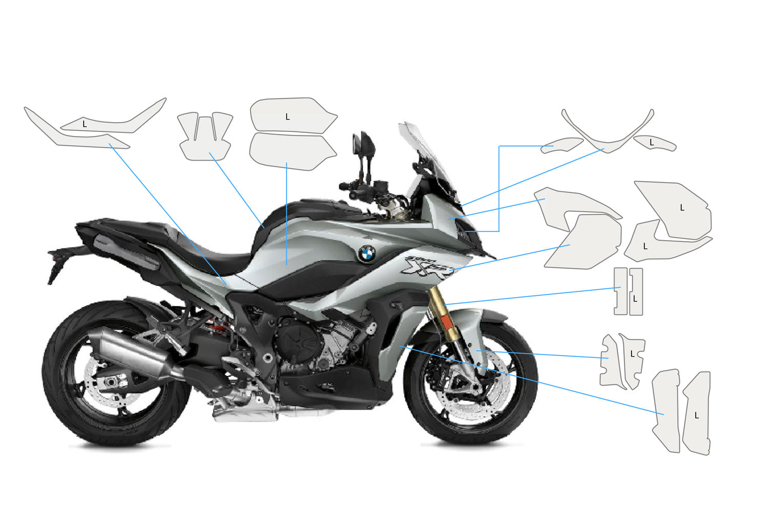 PremiumShield - Complete Paint Protection Set for BMW S 1000 XR