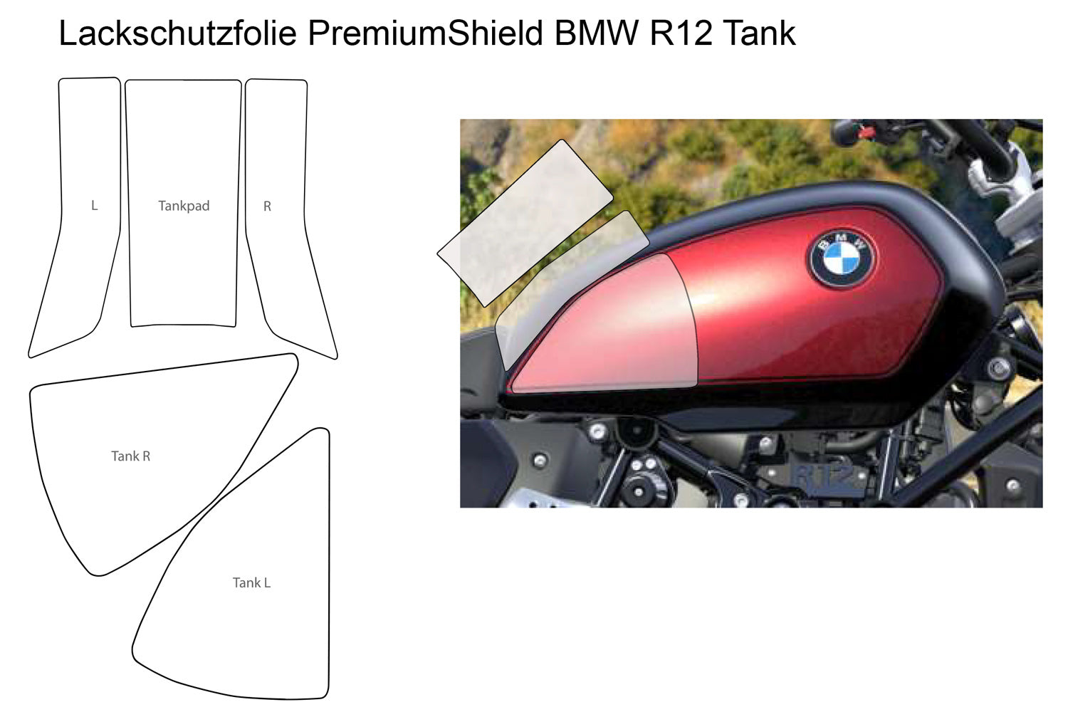 PremiumShield - Tank Protection for BMW R12