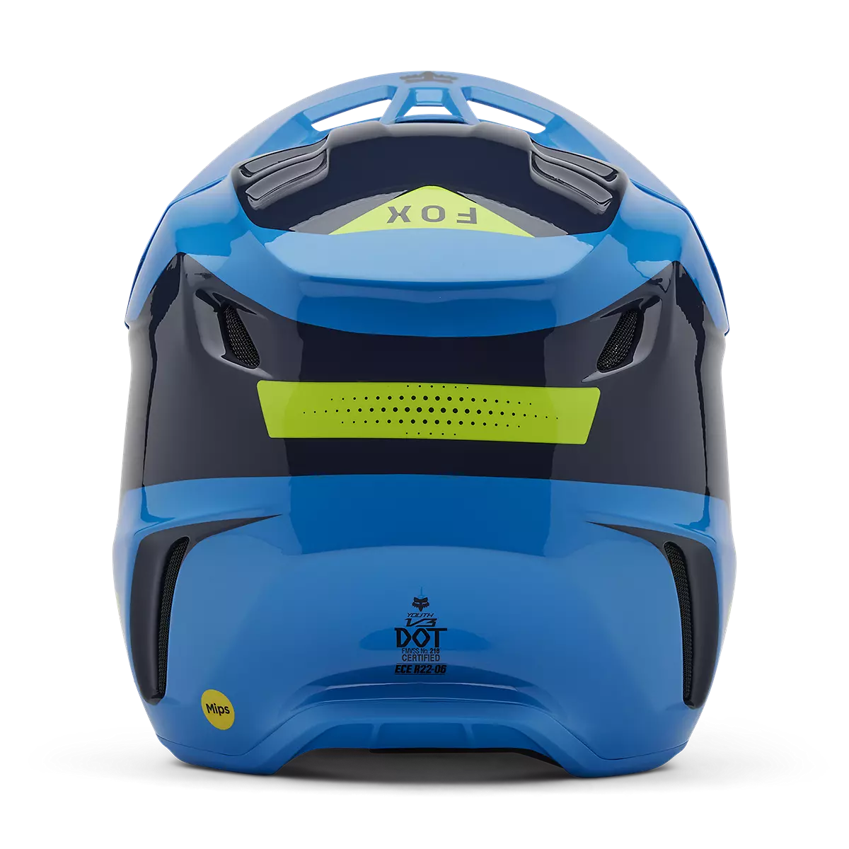 Fox Racing - Youth V3 Impression Helmet-True Blue (36117-188)