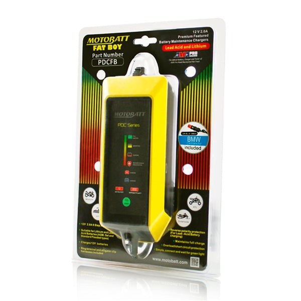 Motobatt-BATTERY CHARGER FAT BOY MOTOBATT PDCFB