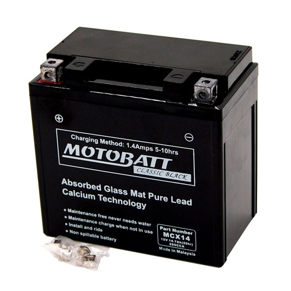 Motobatt-MCX14 BATTERY AGM CLASSIC MOTOBATT MCX14
