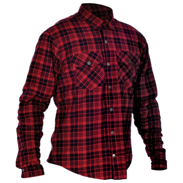 Oxford-SHIRT KICKBACK CHECKER RD/BK S OXFORD AS17RBS 5030009186912
