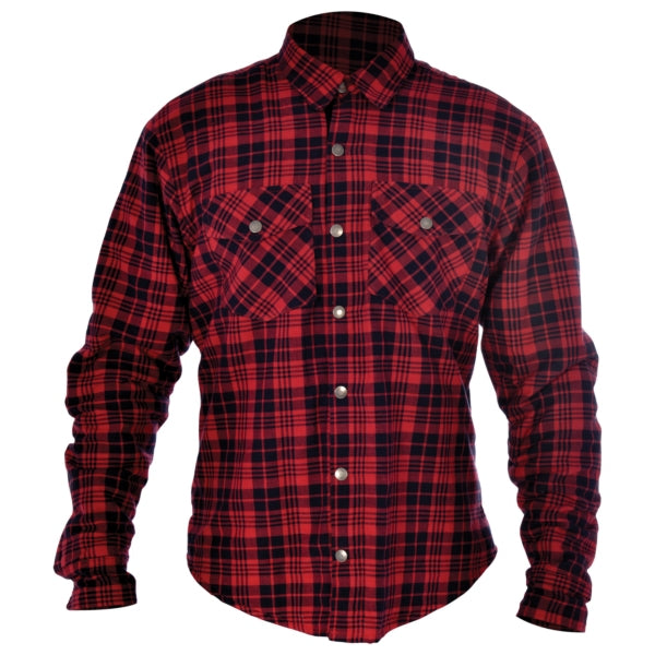 Oxford-SHIRT KICKBACK CHECKER RD/BK S OXFORD AS17RBS 5030009186912