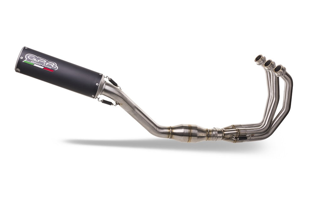 GPR-Exhaust---M3-Black-Titanium-Full-Line-for-XSR900-from-2022-to-2024-dB-Killer-Catalyst