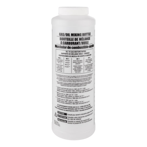Kimpex - Gas / Oil Quick Mixing Bottle with Ratio Chart