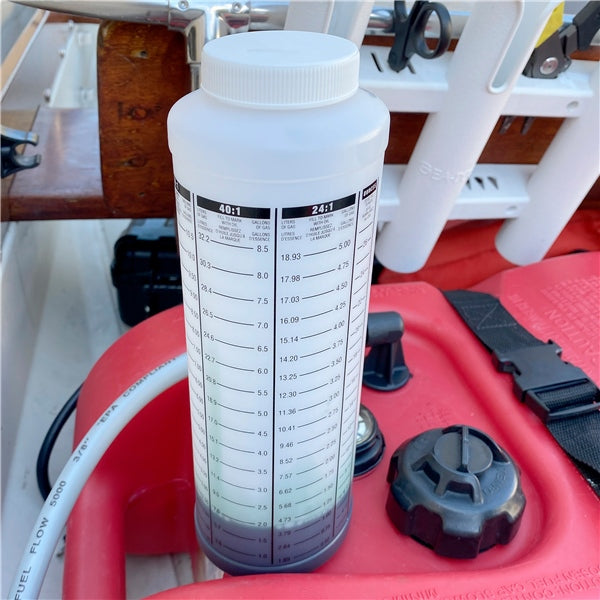Kimpex - Gas / Oil Quick Mixing Bottle with Ratio Chart