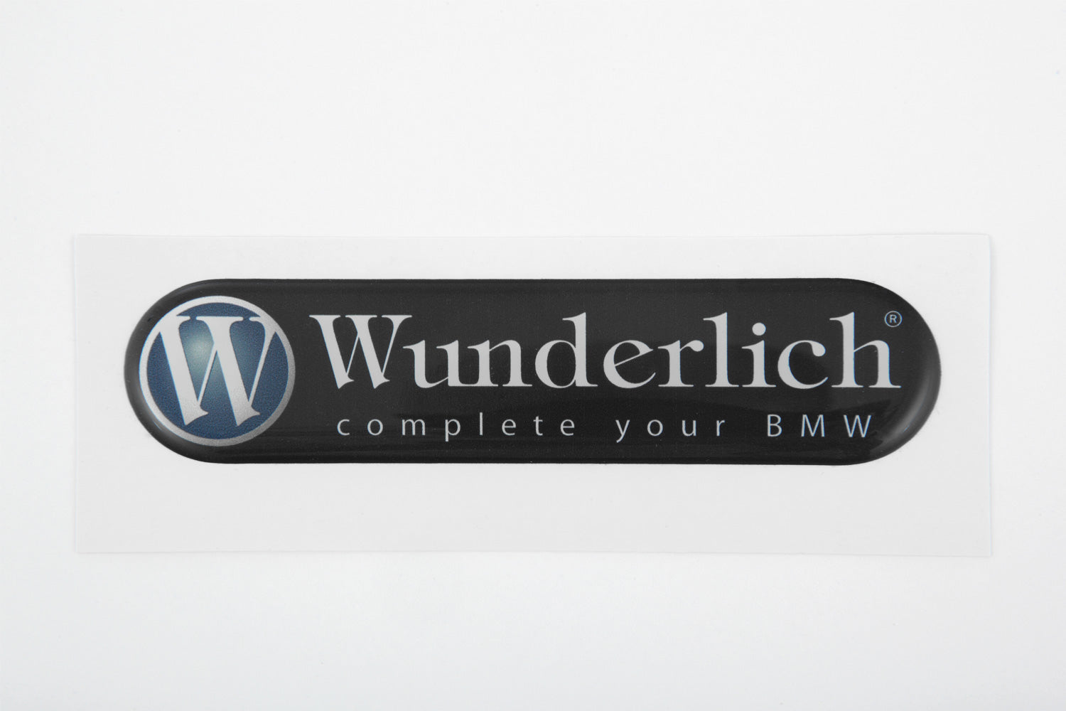 Wunderlich BMW sticker 90 x 21 mm in plastic coated material, Our high quality pretty looking stickers in bright colours.