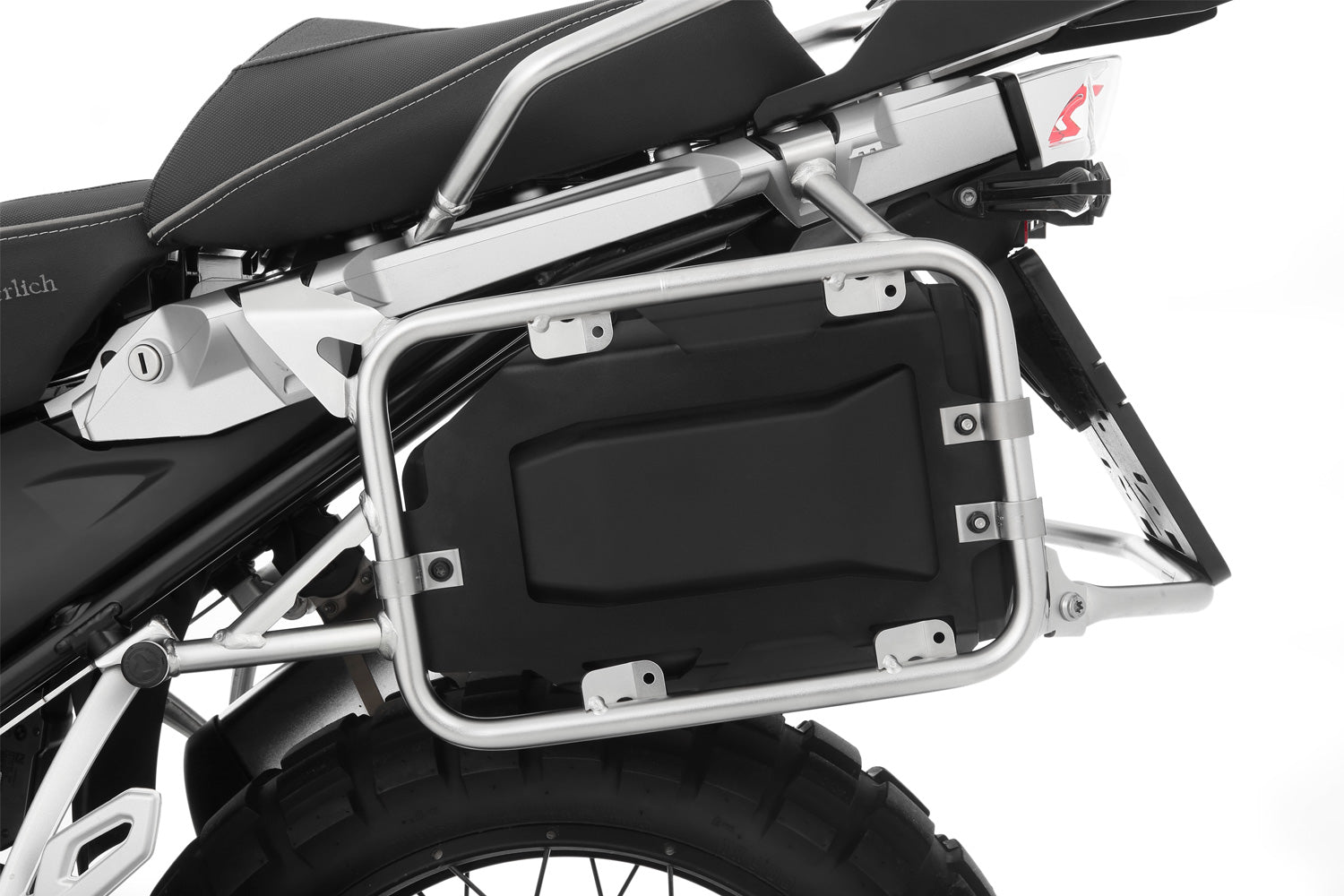 Tailored tool box for various bits and pieces - Space-saving, integrated mounting on the left of the original case carrier!