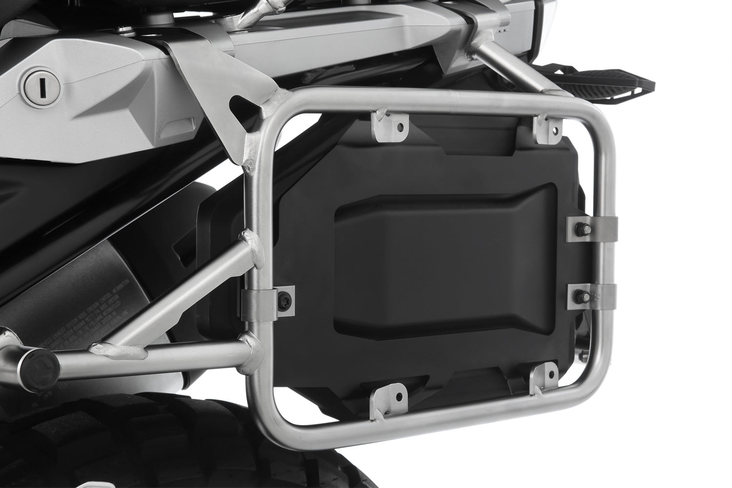 Tailored tool box for various bits and pieces - Space-saving, integrated mounting on the left of the original case carrier!