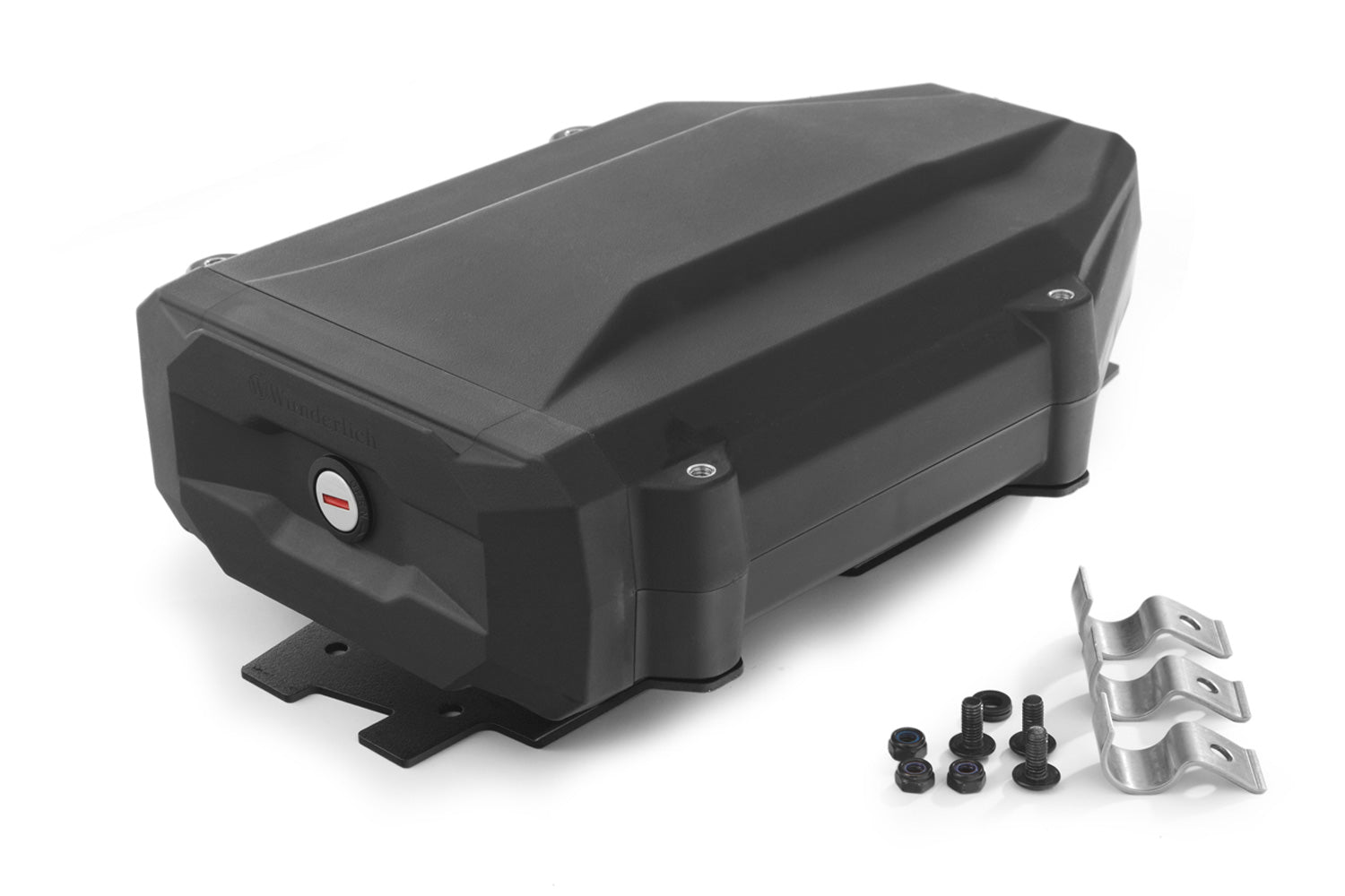 Tailored tool box for various bits and pieces - Space-saving, integrated mounting on the left of the original case carrier!
