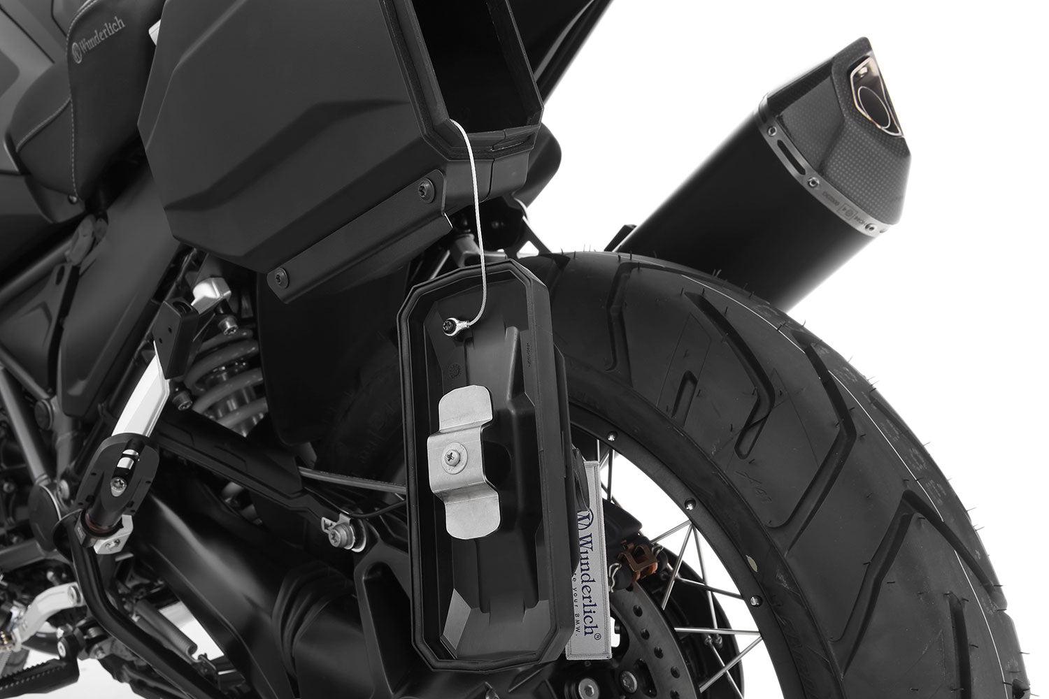 Tailored tool box for various bits and pieces for BMW models without a case carrier