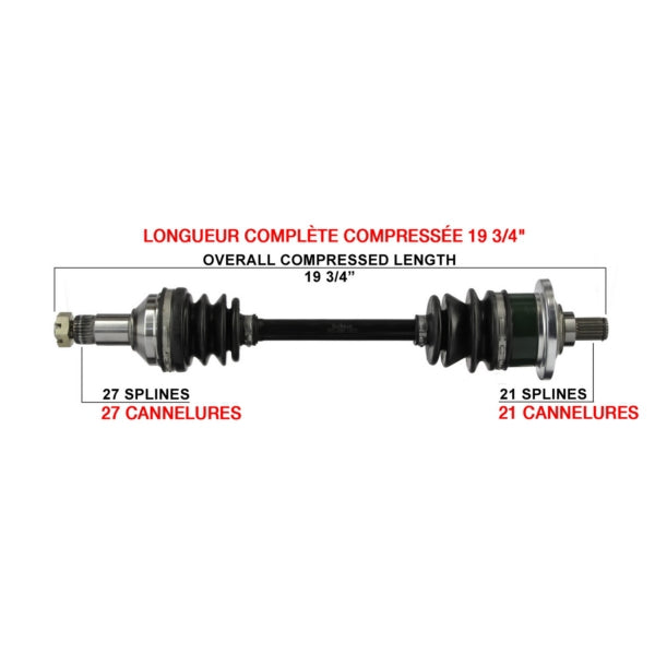 Kimpex-AXLE COMPL A/C KIMPEX ARC-7007K 779423293688