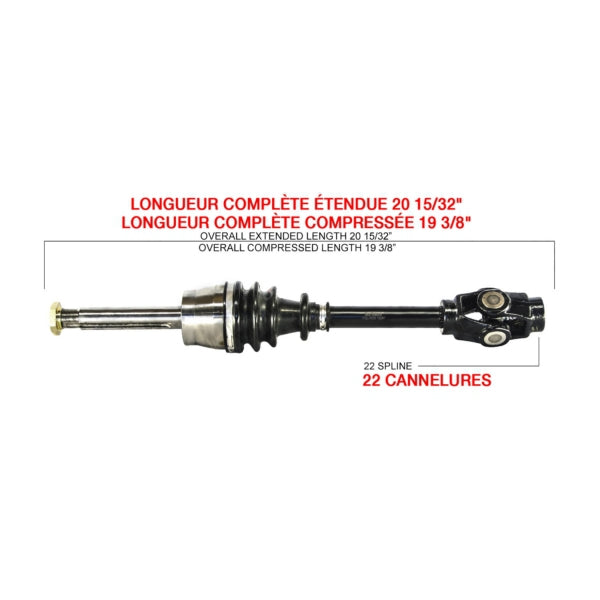Kimpex-AXLE COMPL POL KIMPEX POL-7020K 7794232930533